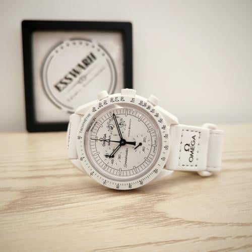 ساعة اوميقا سواتش - مقاس 40 بطاريات -موديل رقم OMG...