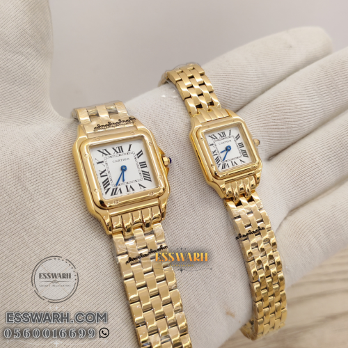 ساعة كارتير بانثر موديل نسائي - مقاسين 23 - 29 - ذ...