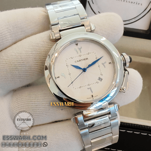 ساعة كارتير باشا دو كارتير - مقاس 38 ارقام عربية