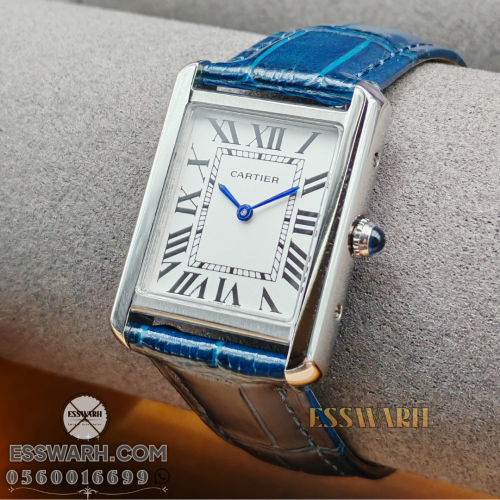 ساعة كارتير تانك موست مقاس 33.7 x 25.5 mm حجم صغير