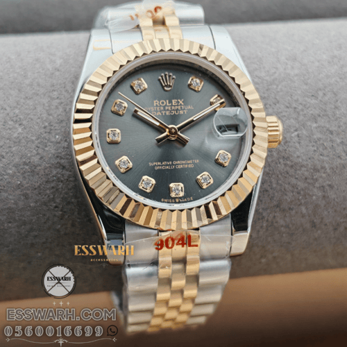 ساعة رولكس ديت جست - موديل نسائي - مقاس 31