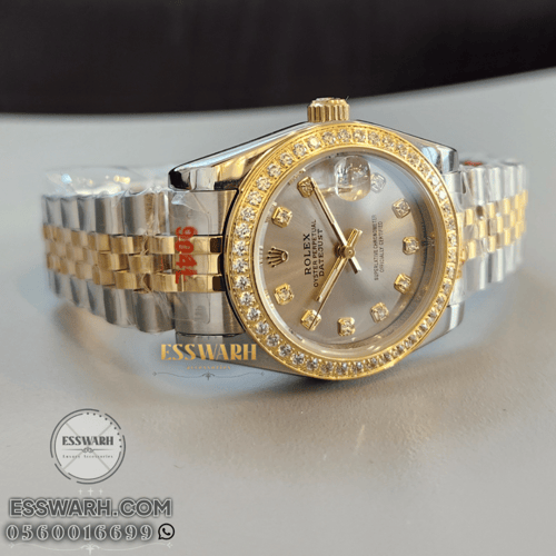 ساعة رولكس ديت جست - موديل نسائي - مقاس 31