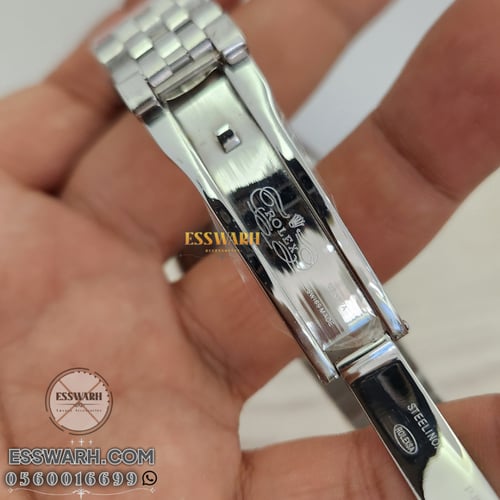 ساعة رولكس ديت جست مقاس 41 سوبر كوالتي ايطار خشن -...