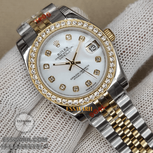 ساعة رولكس ديت جست - موديل نسائي - مقاس 31