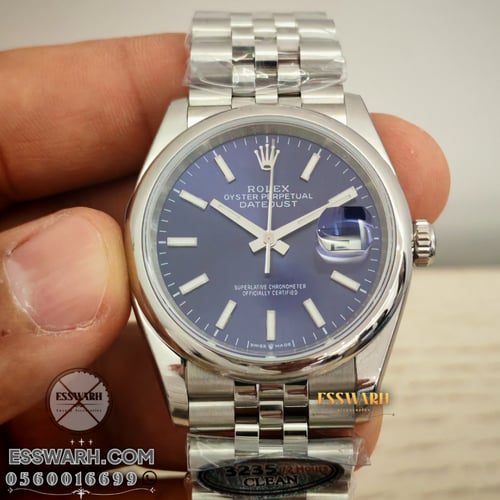 ساعة رولكس ديت جست ماستر كوالتي مكينة سويسرية مقاس...