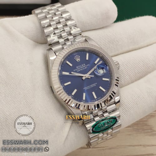 ساعة رولكس ديت جست ماستر كوالتي مكينة سويسرية مقاس...