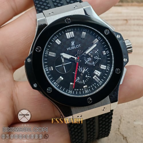 هوبلوت بيق بانق مقاس 43 مينا كاربون موديل رجالي