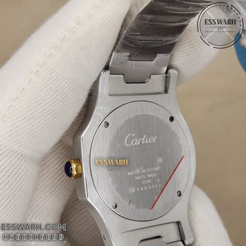 ساعة كارتير سانتوس اوكتاجون - مقاس 36 صغير - مينا...