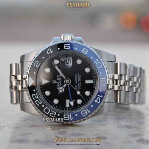 ساعة رولكس جي ام تي ماستر 2 مقاس 40 بطاريات - باتم...