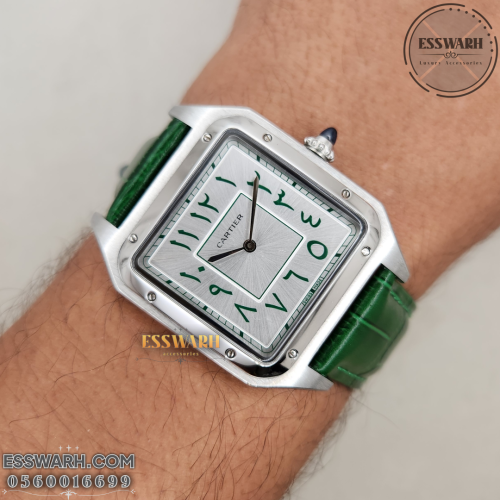 ساعة كارتير سانتوس دومو العربية مقاس 40