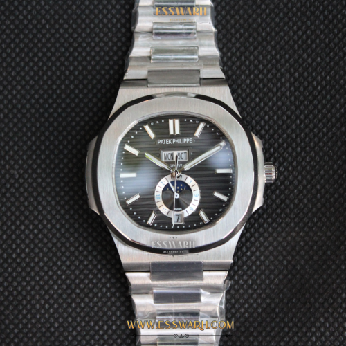 ساعة باتيك فيليب نوتيلوس كونوقراف مينا بترولي مقاس...