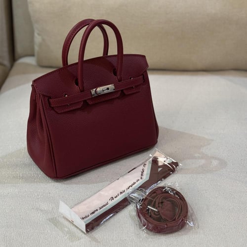 بيركن 25سم - لون احمر