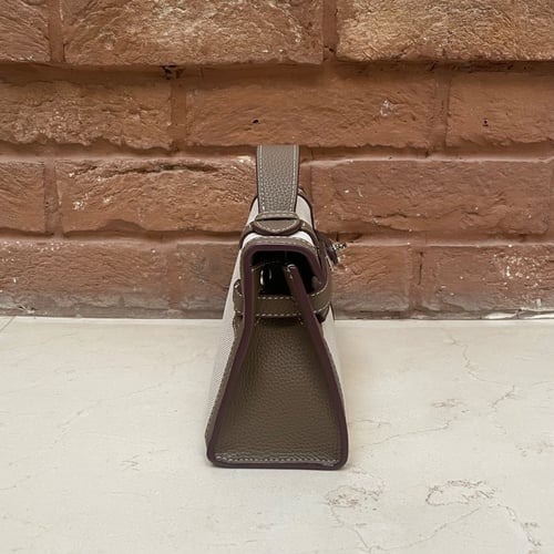 سمول باق (2) - لون بني رمادي/قماش