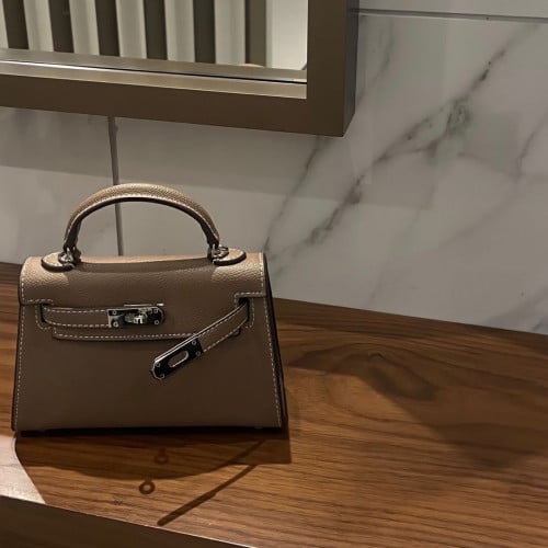 ميني باق 19سم - لون بني رمادي