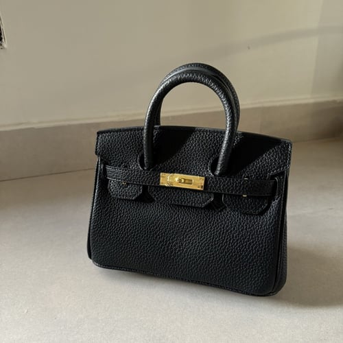 بيركن 20سم - لون اسود معدن ذهبي