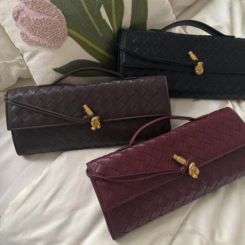 آنديامو كلتش طويل 30سم - لون بني غامق