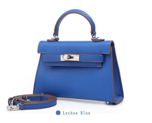 ميني باق 19 سم - لون ازرق نيلي