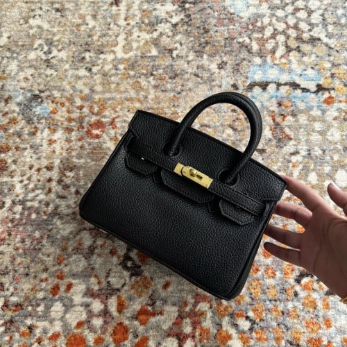 بيركن 20سم - لون اسود معدن ذهبي