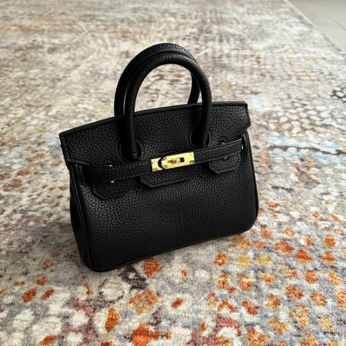 بيركن 20سم - لون اسود معدن ذهبي