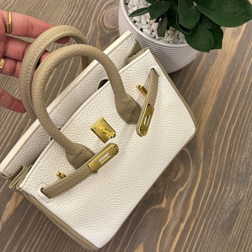 بيركن 20سم - لون ابيض/بيج