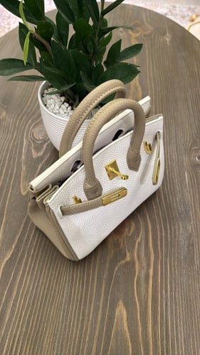 بيركن 20سم - لون ابيض/بيج