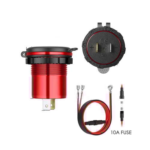 شاحن منفذين USB و قاريء مع الفاصل