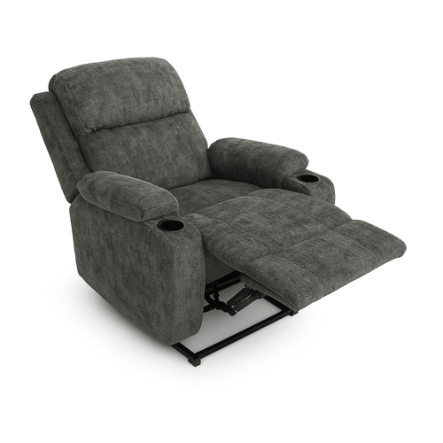 كرسي استرخاء متحرك بخاصية مُساعد الوقوف وحامل أكوا...