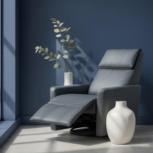 كرسي راحة سينمائي دوار بلون مميز