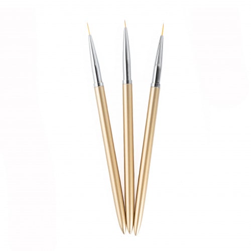 مجموعة فرش أظافر نحيفة (3 فرش)- Liner Brushes