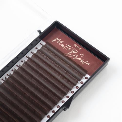 رموش مطفية ناعمة بني غامق كثافة 0.07 , علبة مكس أط...