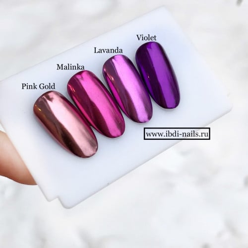 بودرة كروم للأظافر وردي PINK GOLD