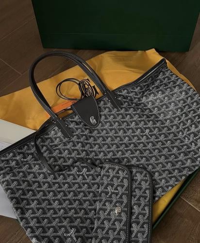 Goyard Grey Tote Bag