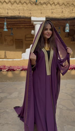 النشل النجدي قطعتين بنفسجي
