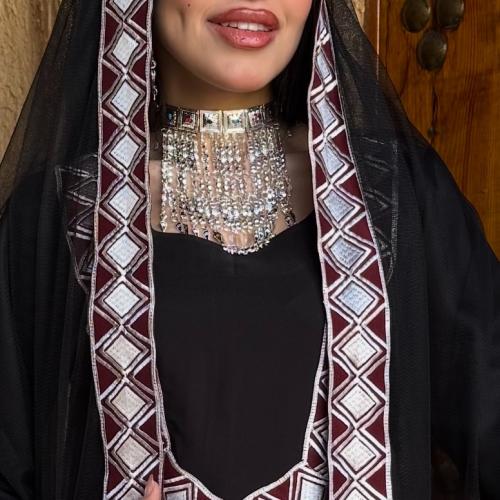 سلسال فضي + حلق