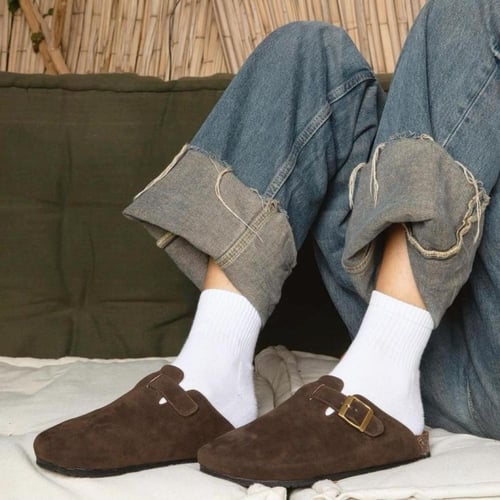 حذاء بيركن ستوك بوسطن بني