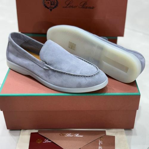 حذاء لوربيانا ايطالي رمادي فاتح