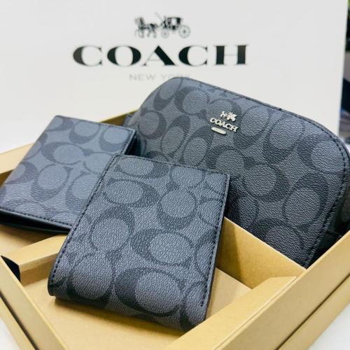 بكج كوتش أسود ورمادي