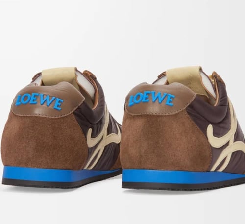 حذاء لويفي بني بيج