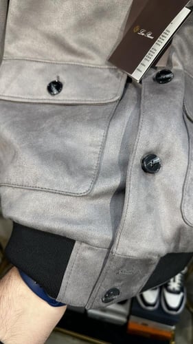 جاكيت لوروبيانا رجالي رمادي