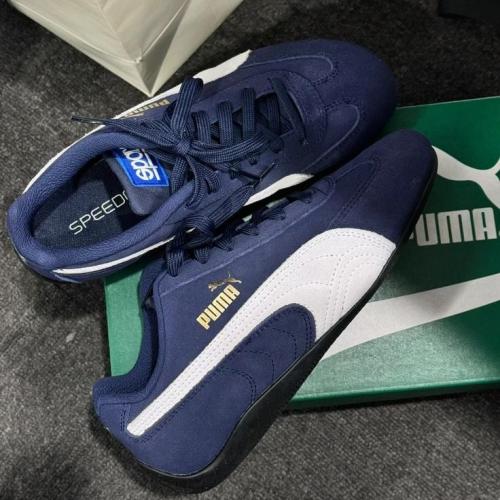 ‏ حذاء بوما سبيد كات كحلي أبيض