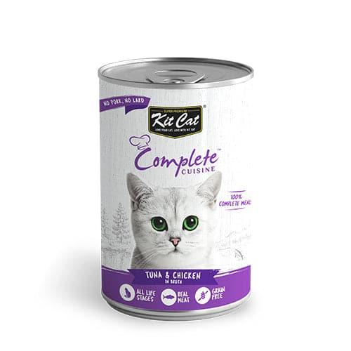 Wet cat food canned Cat Cat tuna and chicken