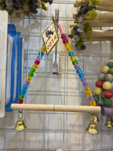 Birds game, swing, triangle, beads