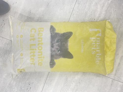 Cat sand 25 liters Marble Pets lemon scent