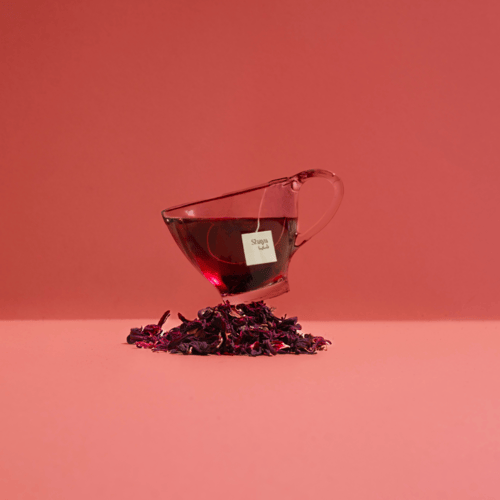 شاي الكركديه بالتوت شايا 20 كيس - Hibiscus with Be...