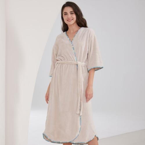 روب استحمام انيق بيج من ريفي - Beige robe reefi