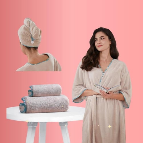 باكج الاستحمام المورد من ريفي 3 قطع - Reefi Packag...