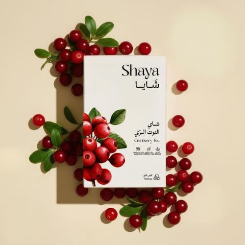 شاي التوت البري من شايا 20 كيس - Cranberry Tea Sha...