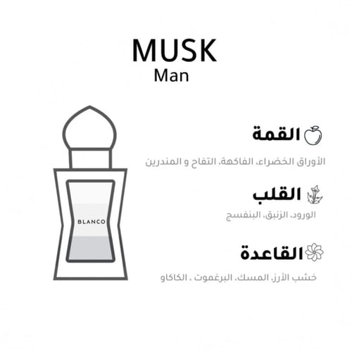 بلانكو مسك مان 8مل- Blanco Musk Man 8ml