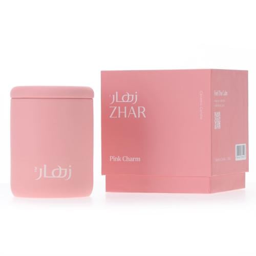 شمعة بنك شارم من زهار - Pink Charm Candle Zahar