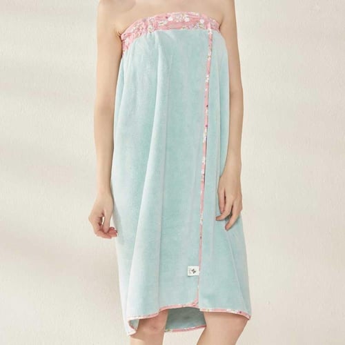 توب روب استحمام تركواز مفتوح ريفي - Top Turquoise...